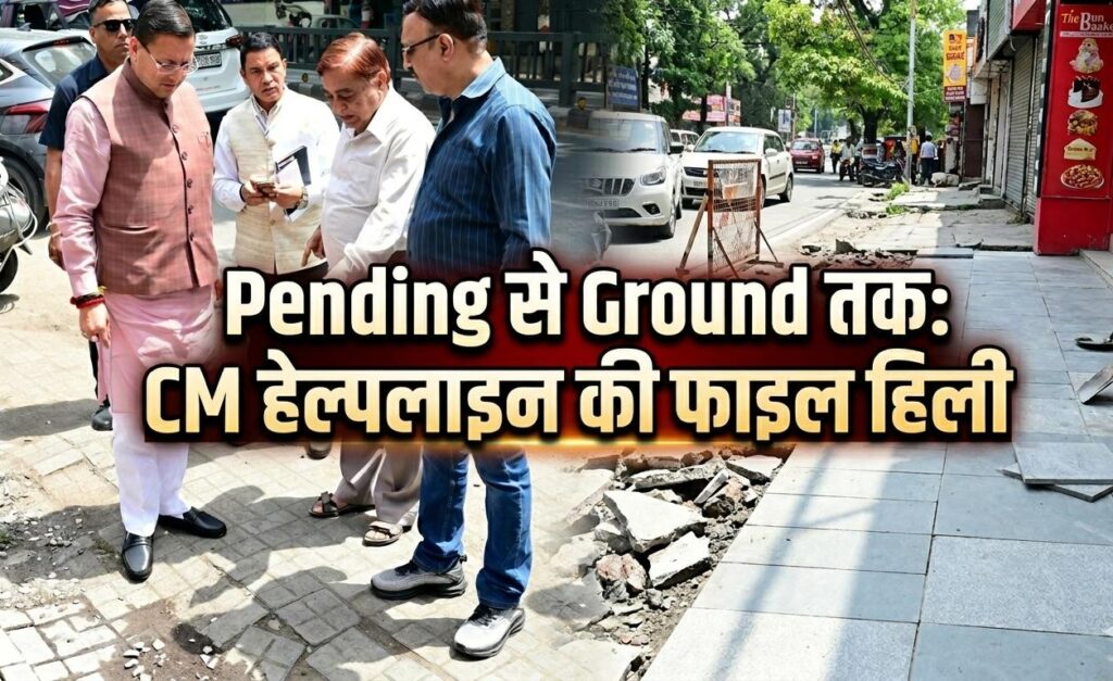 CM हेल्पलाइन की ‘Pending’ फाइल खुली… और सीधे जाखन पहुंच गए पुष्कर सिंह धामी!