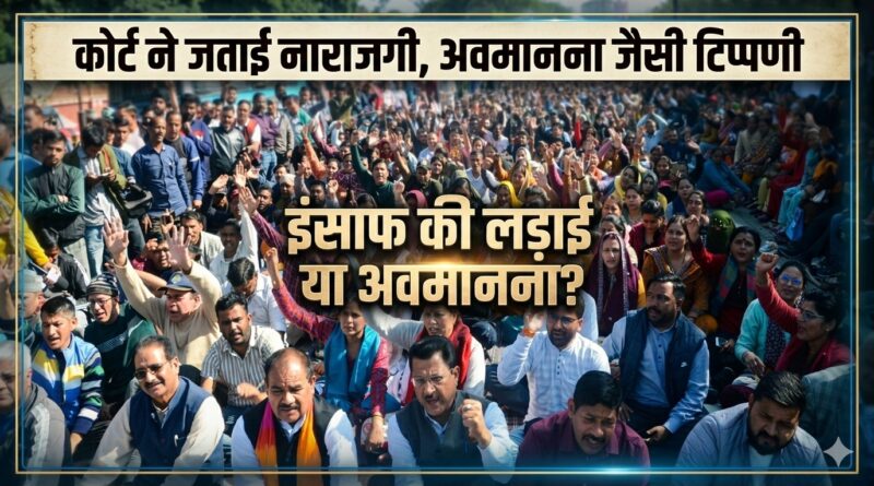 उपनल कर्मियों पर हाईकोर्ट सख्त, सरकार से पूछा- किस आधार पर बनाया अनुबंध?