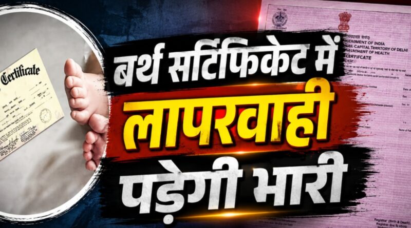 21 दिन की देरी पड़ सकती है भारी! बर्थ सर्टिफिकेट के नियमों में बड़ा बदलाव