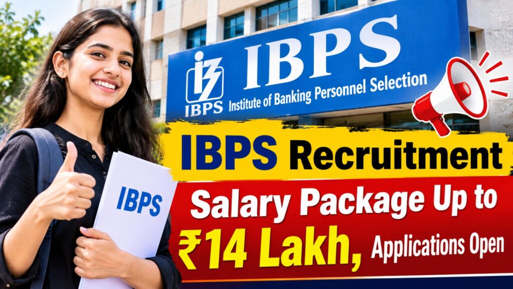 IBPS भर्ती: ₹14 लाख तक का पैकेज, आवेदन शुरू